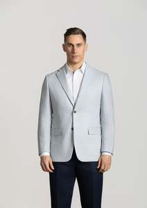 On Sale: Johnson Linen Blazer: Cloud
