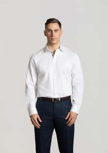 New Arrivals: Wolff Long Sleeve Shirt: White