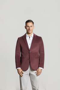 Cutler: Johnson Corduroy Blazer: Port