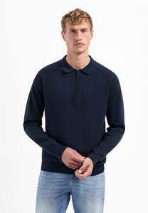 Half Zip Pullover Polo: Night