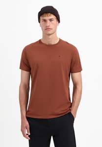 Crewneck Solid T-Shirt: Terra