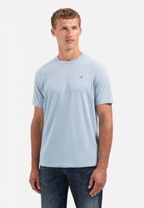 Crewneck Solid T-Shirt: Dusty Blue