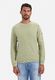 Pullover Crewneck Garment Dyed + Stone Washed: Light Moss