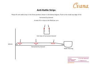 Products: Cvana Awning Part – Anti-Rattle Strips