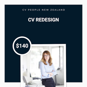 Products: CV Redesign CV People NZ