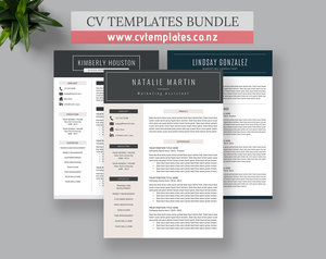 CV Templates Bundle for MS Word, Professional Resume Template, Creative Resume T&hellip;