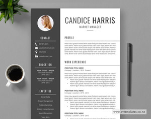 CV Template for MS Word, Curriculum Vitae, Professional CV Template, Cover Lette&hellip;
