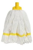 Edco Microfibre Round Mop Head Yellow - Cleaners Wholesale Nelson