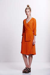 Tachisme Ss 15 16: Velde 3/4 Sleeve Wrap Dress