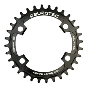 Chainrings: Burgtec 96/64mm PCD Thick Thin Chainring