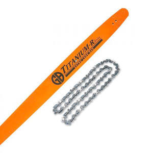 72" GB Titanium Bar and E&S Full Chisel Chain for Husqvarna 2101XP, 3120XP
