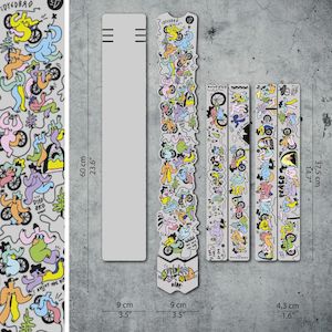 DYEDBRO MTB FRAME PROTECTION - ARTIST SERIES - KIKO CLJ