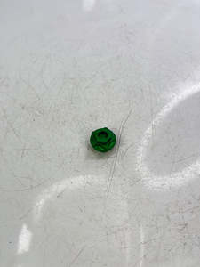 2004-2005 Kawasaki KX250F Oil Filler Bolt Green Anodised OEM #86