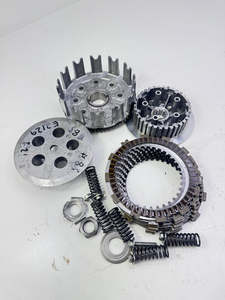 Clutch: 2007-2009 Suzuki RMZ250 RMZ 250 Clutch Assembly Basket Pressure Plate OEM #83