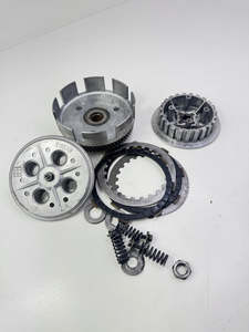 Clutch: 2007 Yamaha YZ85 YZ 85 Clutch Assembly Basket, Hub, and Pressure Plate OEM #117