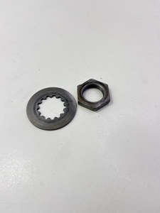 Clutch: 2013 Yamaha YZ250 Clutch Basket Washer and Nut OEM #155