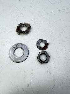 2011 Honda CRF450R CRF 450R Engine Clutch Basket Hub Washers Lock Nut OEM #9