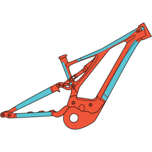 RideWrap Covered Frame Protection - eMTB