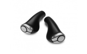 Handlebar Tapes Grips: Brooks GP1 Grips 130/130 Black/Silver