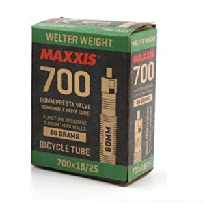 26 700c Tubes: Maxxis - 700c Welterweight Tubes
