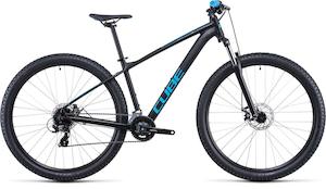 Hardtail: Cube 2022 Aim Black 'n' Blue