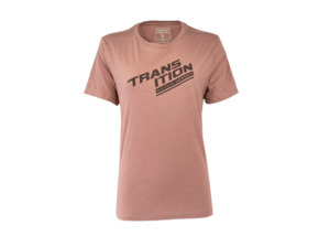 Transition Women's Stack T-shirt Heather Mauve