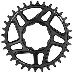 Wolf Tooth: Trek TQ E-Bike Motor Dm Drop-Stop Chainring - Shimano HG+