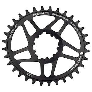 Wolf Tooth: SRAM DmM Oval Drop-Stop Chainring - Boost - Shimano HG+