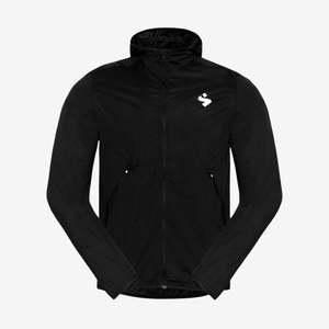 HUNTER HOODED WIND JACKET - BLACK