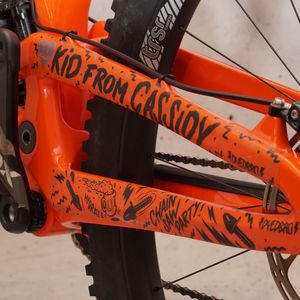 Mudguards And Protection: DYEDbro Frame Protection Chainsaw White