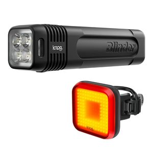 Lights: Knog Blinder 900 + Blinder Square Lightset