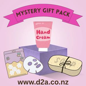 Products: Mystery K Gift Pack - Hand cream, soap and face mask combo