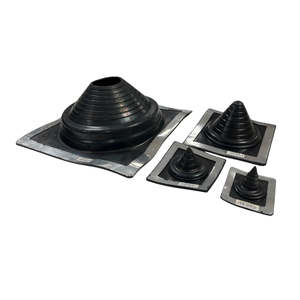 Mounting Solutions Penetration: Pipe Flashing - No. 3 Black Springseal (80-175mm)