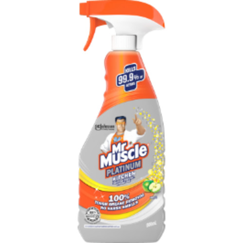 Cleaning Chemicals: Mr Mussle Green Apple Kitchen Cleaner 500ml