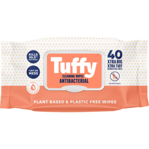 Cleaning Chemicals: Tuffy Antibacterial Cleaning Wipes 40pkTuffy Antibacterial Cleaning Wipes 40pk