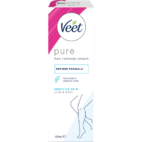 Cosmetics: Veet Pure Sensitive Skin Hair Removal Cream 100ml