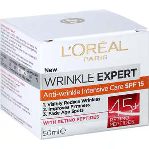 Cosmetics: Loreal Wrinkle Expert Day Cream 45+ Spf 15
