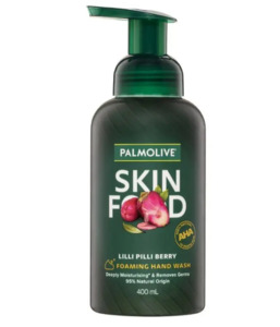 Specials: Palmolive 400ml foaming hand wash skin food lilli pilli berry