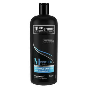Specials: Tresemmé 750ml shampoo moisture rich luxurious moisture for dry damaged hair