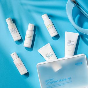 K Beauty Collection: Cleansing Travel Kit (Set contains 6 items and travel bag)