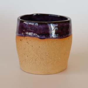 Purple Cosmic Crystal Tumbler