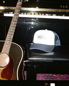 Trucker Hat - White + Navy