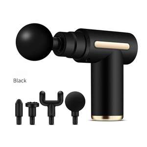 Portable Massage Gun with 6 Speeds and 4 Heads