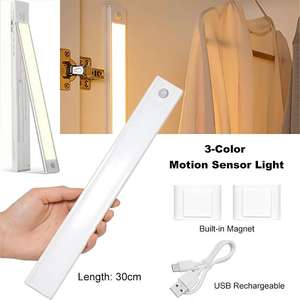 30cm Motion Sensor Light USB Rechargeable LED Night Strip
