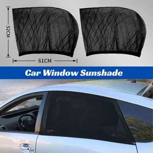 Products: Durable 2PCS Car Rear Side Window Sunshades UV Blocker