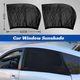 Durable 2PCS Car Rear Side Window Sunshades UV Blocker