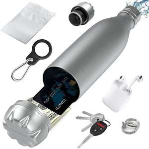 Products: Hidden Water Bottle Safe 750ml Stainless Steel Storage Bottle