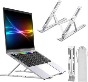 Products: Smart Foldable Aluminum Laptop Stand with 6 Adjustable Levels