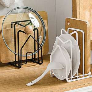 Products: Practical Durable Multi-Slot Cutting Board and Lid Organizer