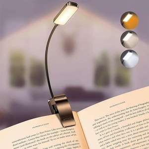 Rechargeable Reading Light 360° Flexible Clip-On Lamp